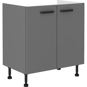 Kuchyňská skříňka Dřezová skříňka NELJA - šířka 80 cm, antracit