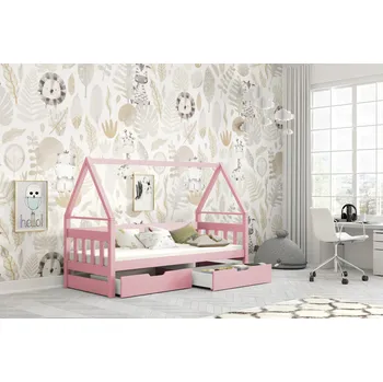 Dětská postel Dětská postel 75x180 DAFNE 1 - růžová