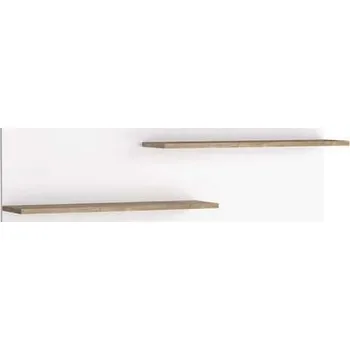 police Závěsná polička DORITH - dub ribbeck / bílá