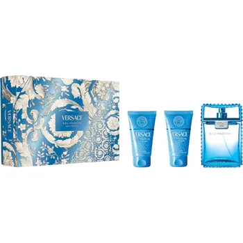 Pánský parfém Versace Eau Fraiche Pour Homme toaletní voda 50 ml + balzám po holení 50 ml + sprchový gel 50 ml, dárková sada pro muže