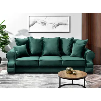 Pohovka VENETI Pohovka s úložným prostorem SHERLY tmavě zelená