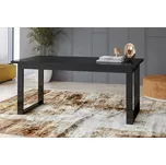 Rozkládací jídelní stůl HEIKO, černý