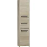 Úzká skříňka do koupelny MARGO - dub sonoma