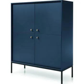 Komoda Komoda s policemi ORFEA - tmavě modrá