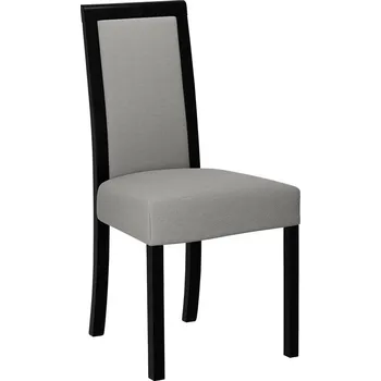 Jídelní židle Jídelní židle s látkovým potahem ENELI 3 - černá / šedá
