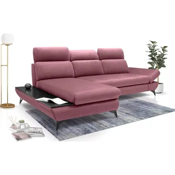 Sedací souprava VENETI SARNIA souprava provedení L růžová