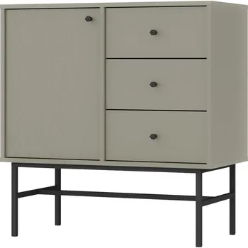 Komoda Komoda se šuplíky IROS 3 - eukalyptus / černá