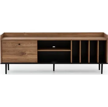 Televizní stolek TV stolek STEFANIE 2 - hnědý / černý