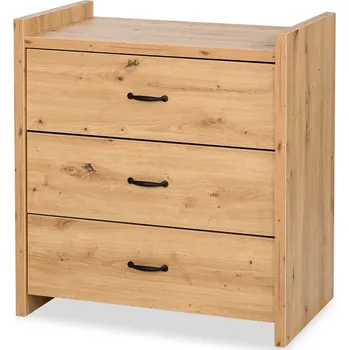 Dětská skříň Klups Komoda Amélie dub