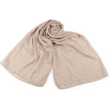 Šála Letní šátek / šála s ozdobným lemem 70x160 cm