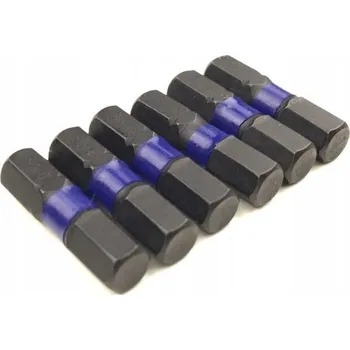 Bit Bity Šroubovací nástavec H 6 x 25 mm, sada 6 ks