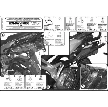 Nosič na motocykl a skútr KAPPA NOSIČ BOČNÍCH KUFRŮ MONOKEY SIDE HONDA VFR 800