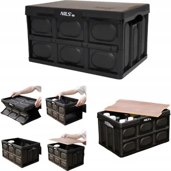 Vrták Skládací kempingový box 20L s funkcí stolu 2v1 NILS CAMP