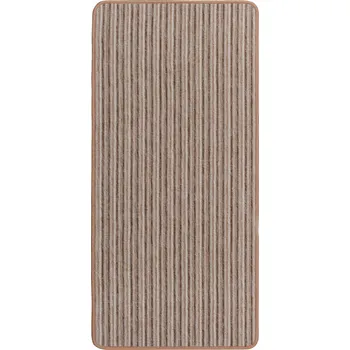 Koberec Béžový melanžový pruhovaný Běhoun Koberec cm