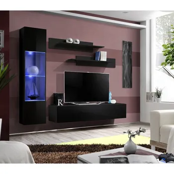 Obývací stěna Stěna do obýváku FREYA 3 - černá