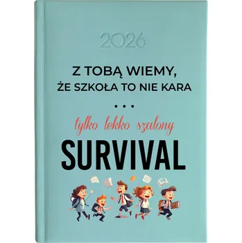 Kalendář Knižní kalendář 2026 A5 FunnyCase vícebarevný