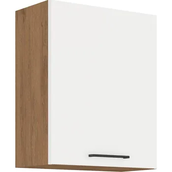 Kuchyňská linka Horní kuchyňská skříňka VANYA - šířka 60 cm, bílá / dub lancelot