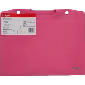 Pořadač/Složka na dokumenty A4 se zapínáním a přihrádkami Kayet
