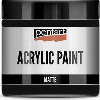Vodová barva Akrylová barva Pentart černá 1 ks 500 ml