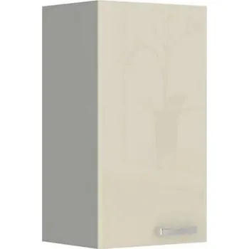 Kuchyňská skříňka Horní kuchyňská skříň 40 cm SHAN - šedá / lesklá krémová