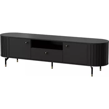 Televizní stolek Široký televizní stolek APEX - černý