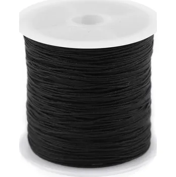 Šňůrka PES Ø0,5 mm, velké, 5 (35) černá