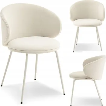 Jídelní židle Jídelní židle FLORIA - šedá / krémová