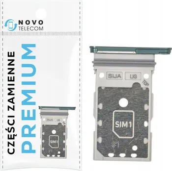 Pouzdro na mobilní telefon SIM karta zásuvka pro Samsung Galaxy S22 / S22+ zelená