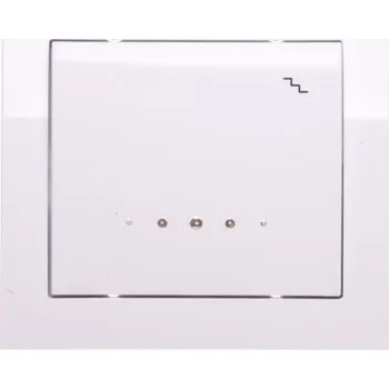 vypínač Jednopólový vypínač pod omítku Ospel bílý ŁP-3WS/00