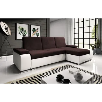 Sedací souprava Sedací souprava s úložným prostorem XAVERA - bílá / vínová