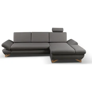 Sedací souprava Rozkládací rohová sedačka GULEPA 1 - ocelová šedá 2, pravý roh