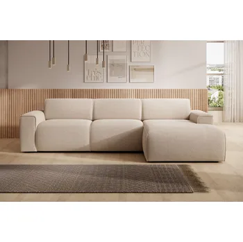 Sedací souprava Rohová sedací souprava OSKARA - latte, pravý roh