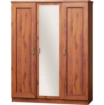 Šatní skříň Šatní skříň se zrcadlem GIADA - šířka 135 cm, dub