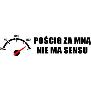 Samolepicí dekorace na vozidlo Samolepka "Honím se, to dává smysl" Tuning