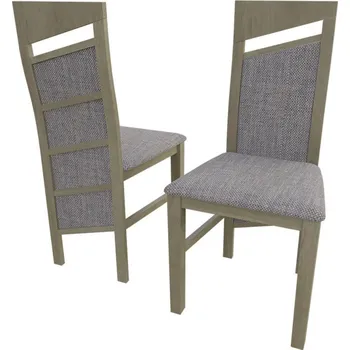 Jídelní židle Čalouněná kuchyňská židle MOVILE 36 - dub sonoma / šedá 2