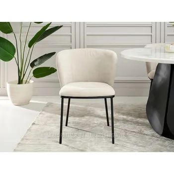 Jídelní židle Jídelní židle DALMACIJA - béžová / černá