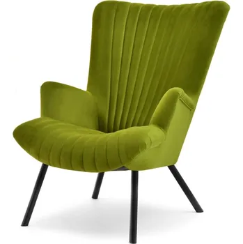 Křeslo Čalouněné křeslo JARNO - zelené / černé