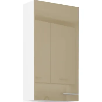 Kuchyňská skříňka Vysoká horní skříňka LAJLA - šířka 50 cm, cappucino / bílá