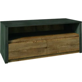 Televizní stolek Televizní stolek FEREIRA - dub lefkas / šedý