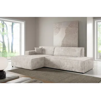 Sedací souprava Rohová sedačka s úložným prostorem WINDSOR 1 - smetanová, levý roh