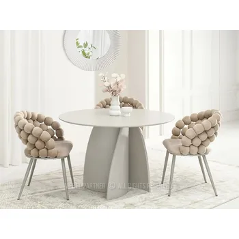 Jídelní stůl Kulatý jídelní stůl MURK - šedý