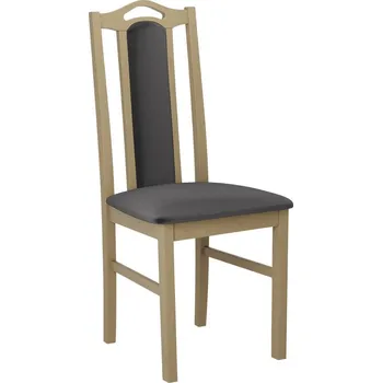 Jídelní židle Židle do jídelny EDON 9 - dub sonoma / tmavá šedá