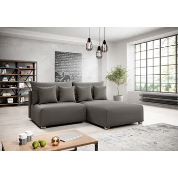 Sedací souprava Malá sedací souprava ROSIANA - tmavě šedá, pravý roh