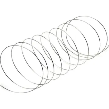 Náramek Paměťový drát na náramek Ø6 cm, střední, platina