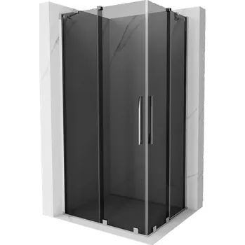 Mexen Velar Duo sprchový kout posuvný 90 x 80 cm, grafit, chrom - 871-090-080-42-01 Sprchové kouty