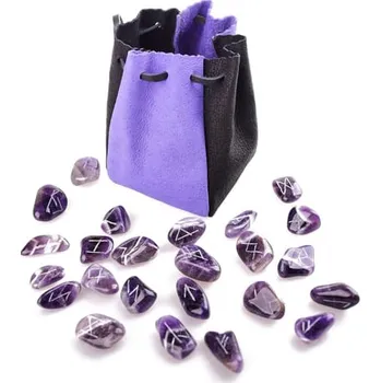 Žertovný předmět imago Ametystové runy ve váčku