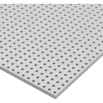 Sádrokartonová deska Deska akustická děrovaná Cleaneo 8/18R hrana UFF černá – 12,5×1188×1998 mm