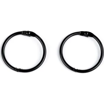 Rozpojovací / knihařský kroužek, střední, 1 (Ø30 mm) černý lak