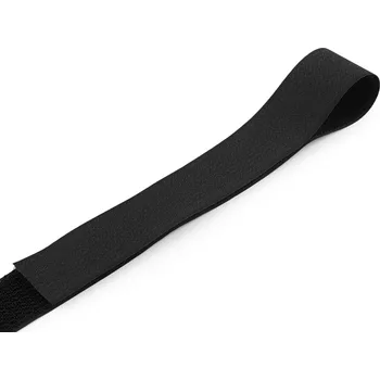 Zip Suchý zip háček a plyš na stejné straně šíře 38 mm, střední, 2 černá