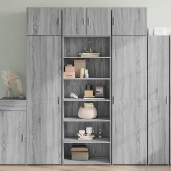 Příborník do zásuvky zahrada-XL Skříň highboard šedá sonoma 70 x 41 x 185 cm kompozitní dřevo 3281692